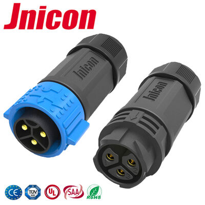 M25 IP67 男性 女性 防水コネクタ 3ピン 高電流電源コネクタ