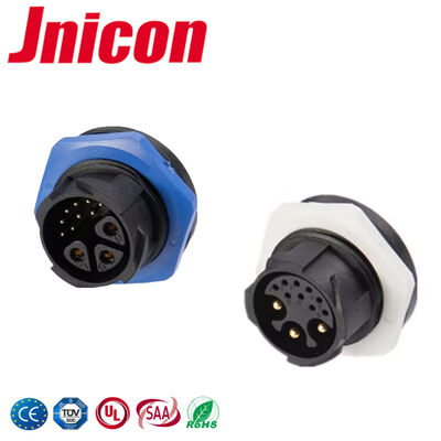Jnicon 30A 信号・電源コネクタ UL防水 300V コネクタ 3+9ピンソケット