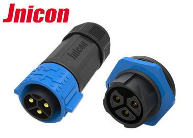 Jnicon PA66プラスチック防水LEDのコネクター、3つのコンダクターの防水コネクター