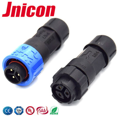 Jnicon M16 300V 10A 低電圧ワイヤ コネクタ防水クイック パワー コネクタ